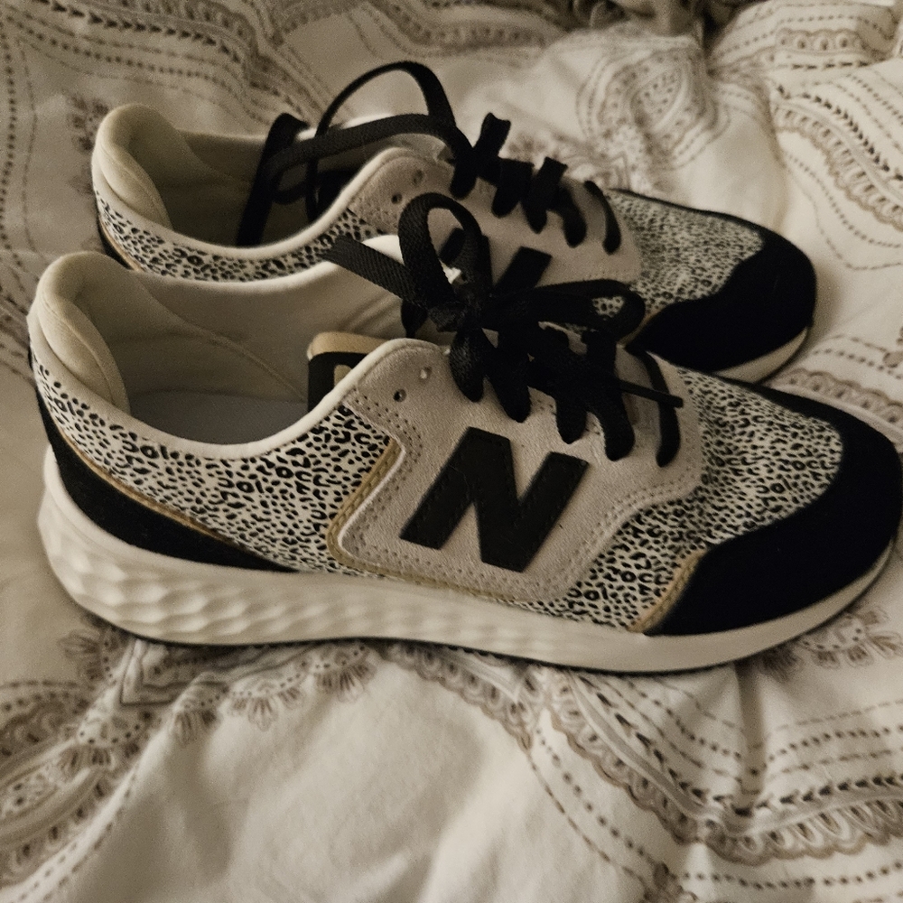 New Balance Sneakers size 7.5. Leopard and black.